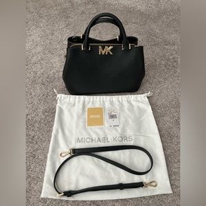 Michael Kors Black Florence Satchel